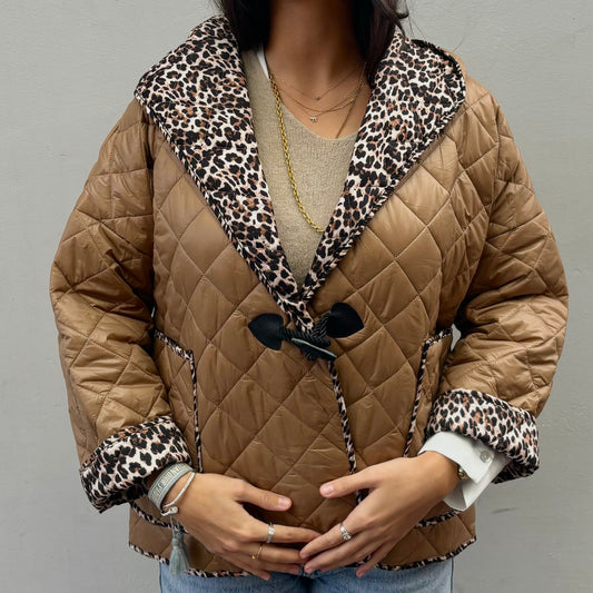 Steppjacke im Safari-Chic