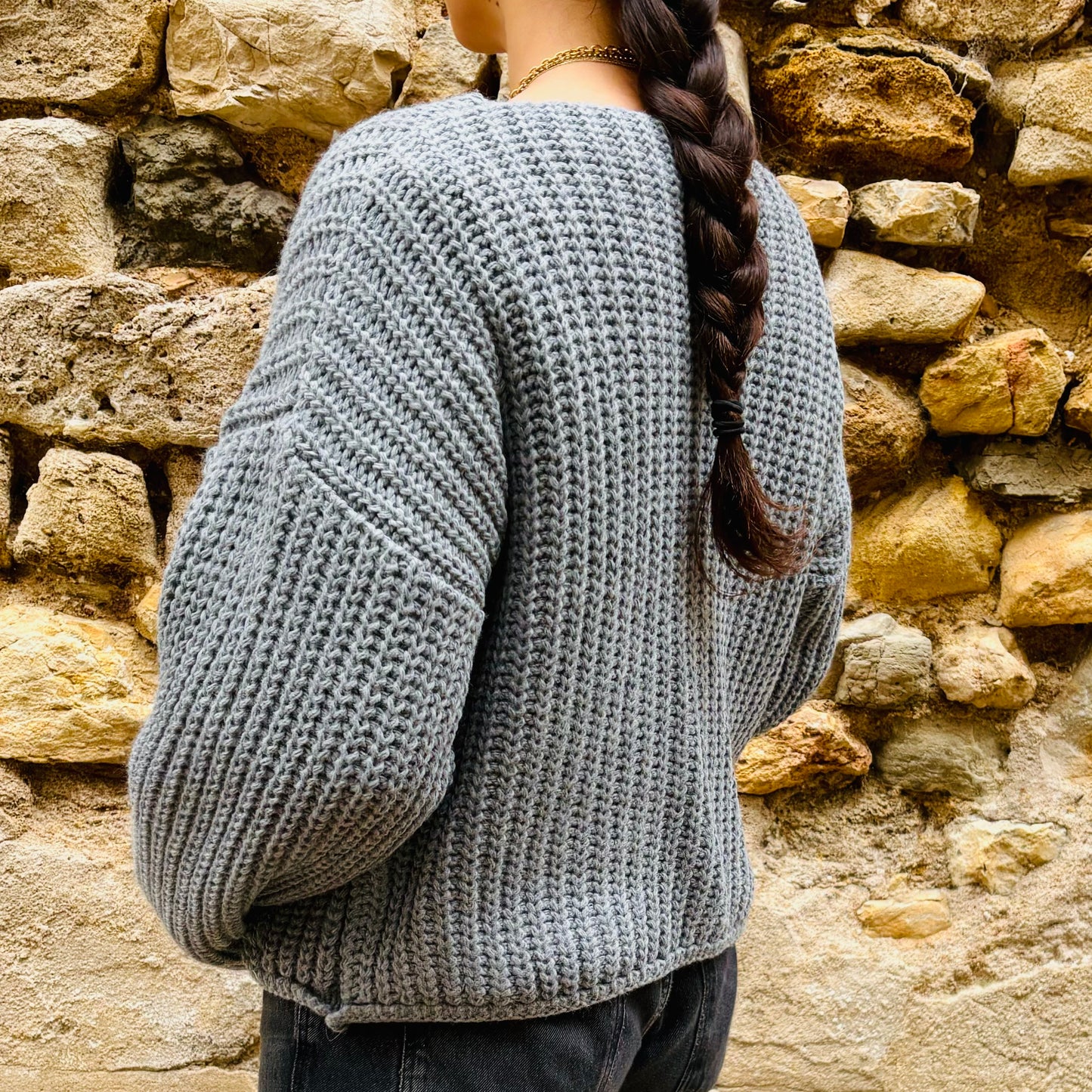 Cardigan Gris Élégance