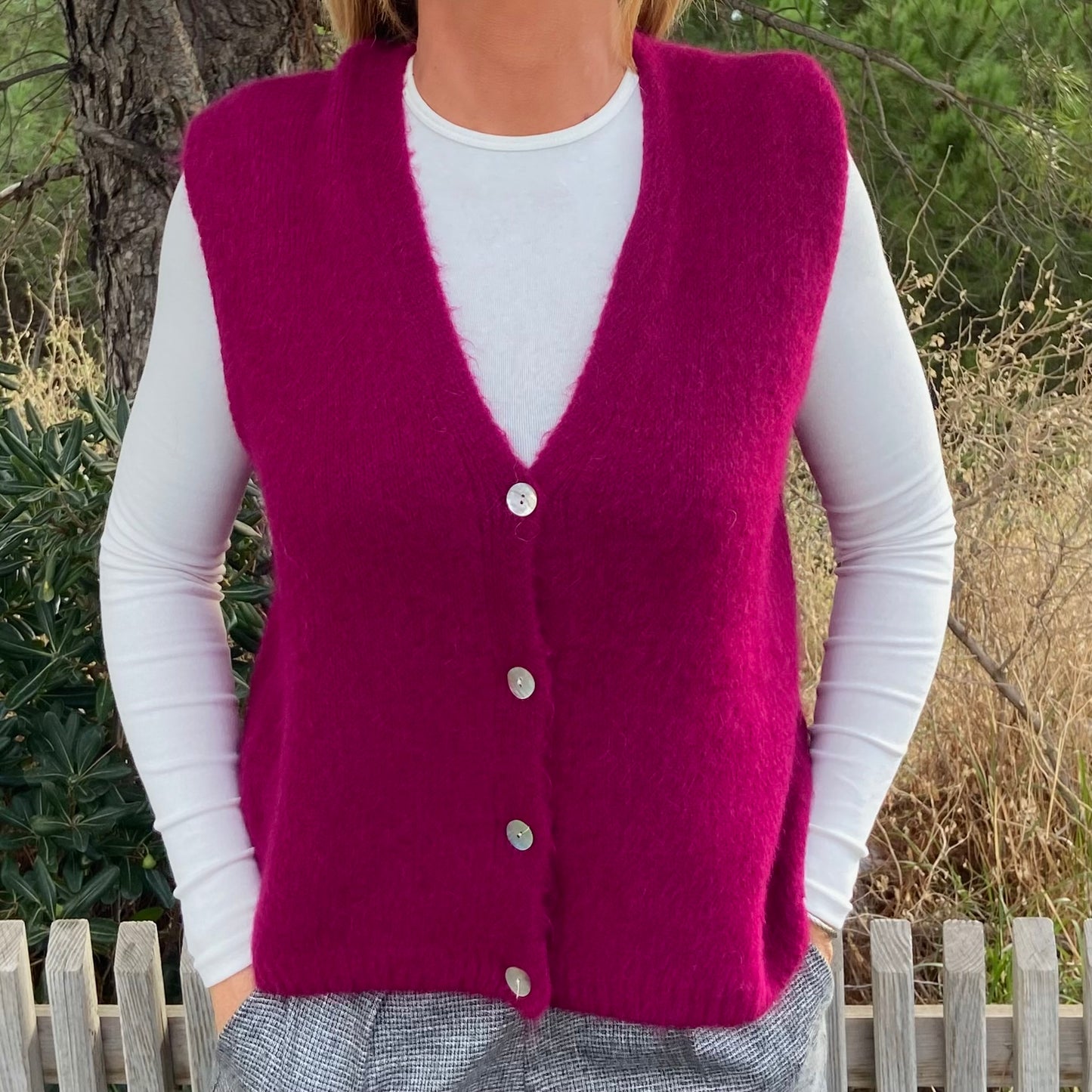 Gilet Douceur By Coco Fuchsia