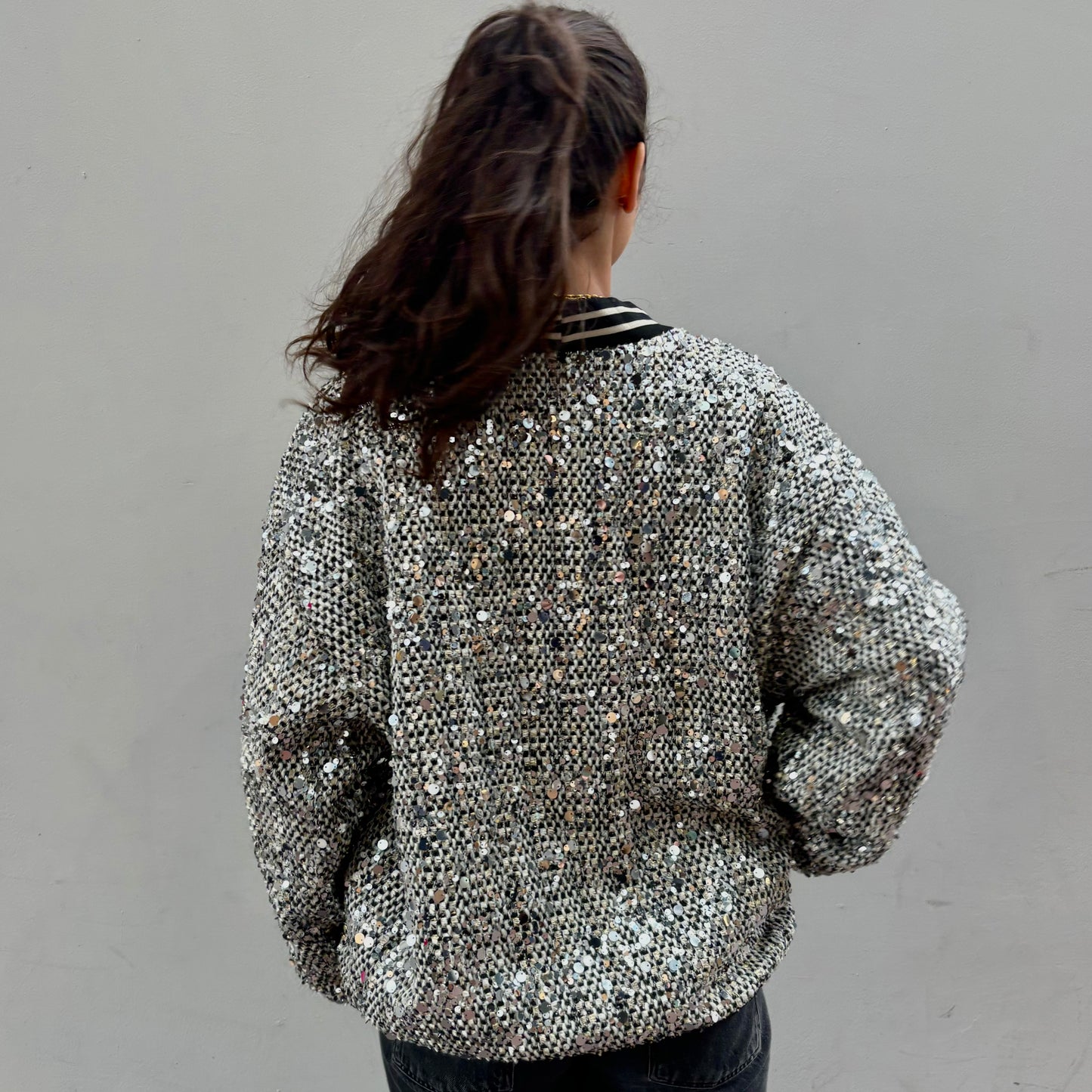 Sparkle Chic Jacke-Weste